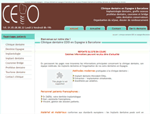 Tablet Screenshot of implants-dentaire-espagne.com